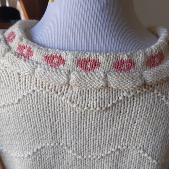 Cotton cable sweater - Picture 8 of 14